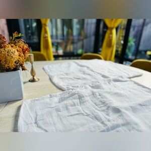 Parachute White Linen Pillowcases Set of 2 Standard